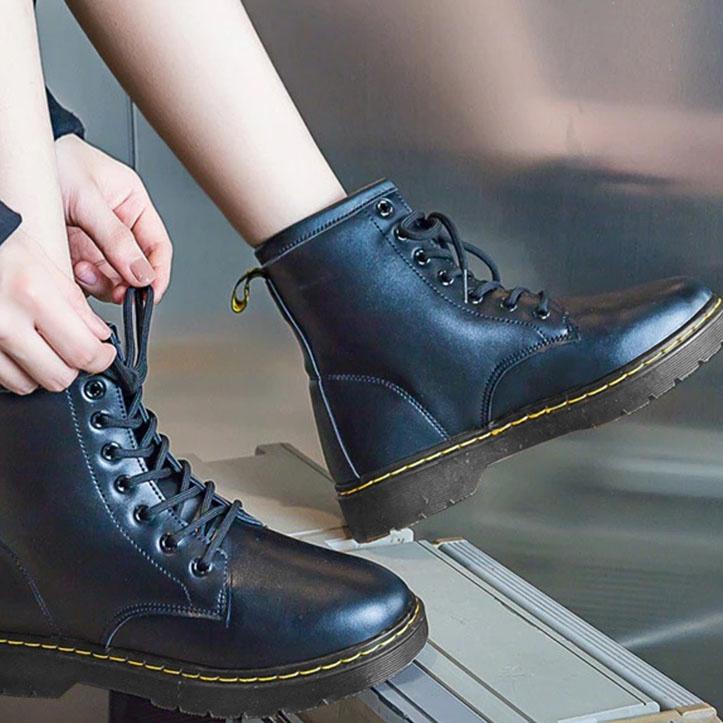 Langsung Order Sepatu Boots Wanita/Pria Casual Vintage