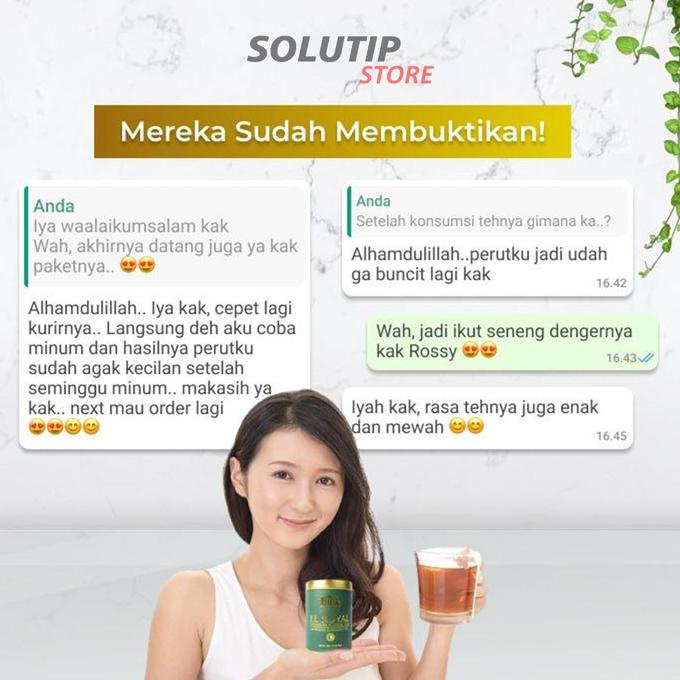 

1 Paket El Royal Premium Herbal Tea Morning & Night Teh Herbal