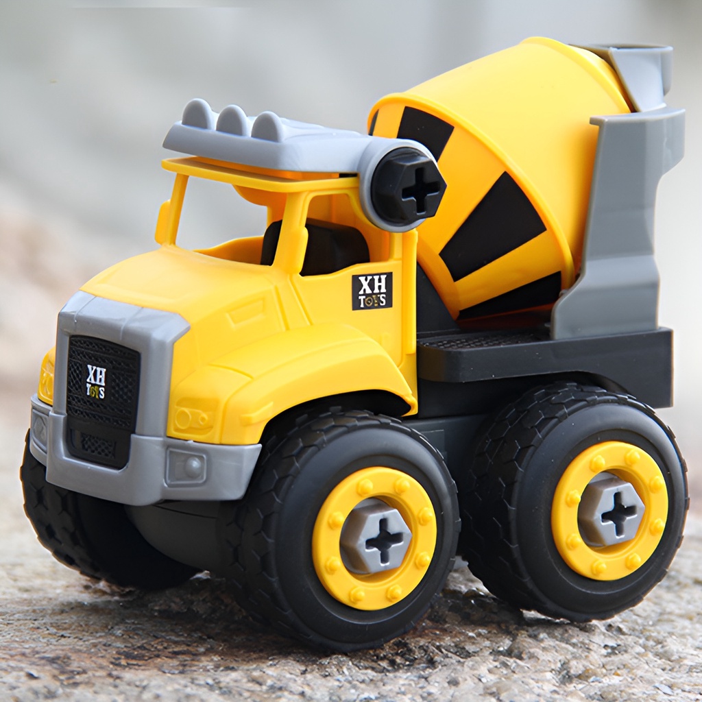 DIY Disassembly Mainan Building Block | Mainan Anak Laki Laki Mobil Mobilan Murah | 3/4/5/6/7 Tahun