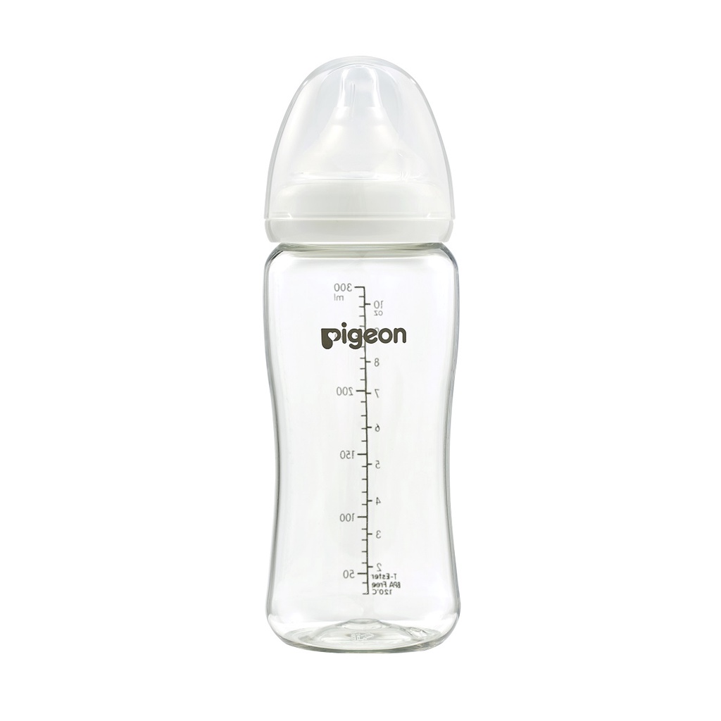 White Clear - Pigeon 300ml T-Ester SofTouch Baby Bottle Botol Susu Jernih