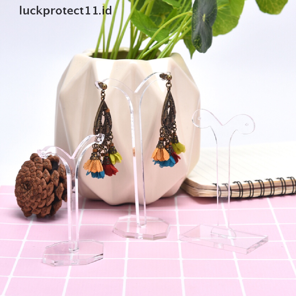 /Fashion Hot//// Rak Display Anting Juntai Stud Akrilik Berdiri Gantungan Perhiasan Organize Holder.