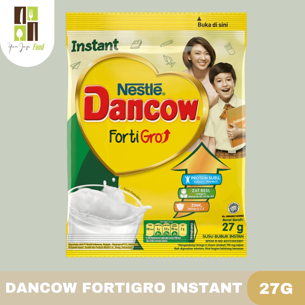 Dancow Fortigro Nestle Sachet [Instan/coklat] 1 Pcs