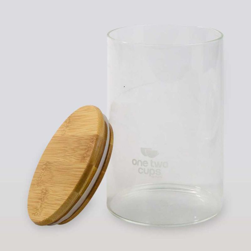 One Two Cups Toples Kaca Penyimpanan Makanan Glass Jar - GH1270 900ml