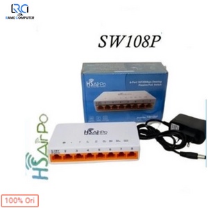 HSAirpo SW108P AirPo SW108P Hub Switch 8 Port 10/100 Mbps