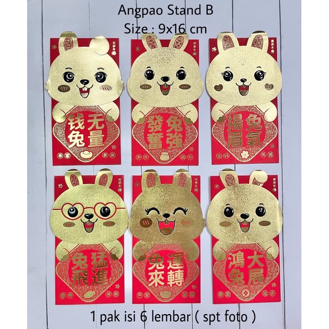 

Amplop Angpao Kelinci Stand Besar