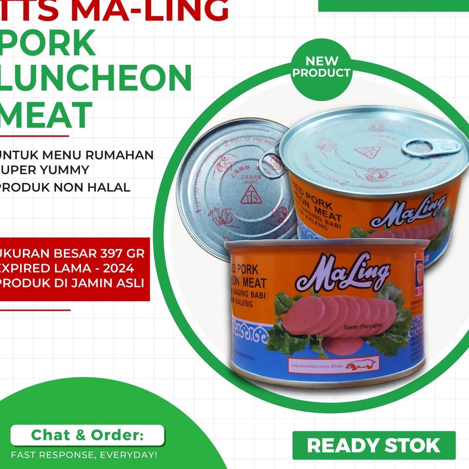 

TERMURAH Ham Maling TTS 397gr ( Ukuran Besar )/ Maling TTS 397gr Ham Pork