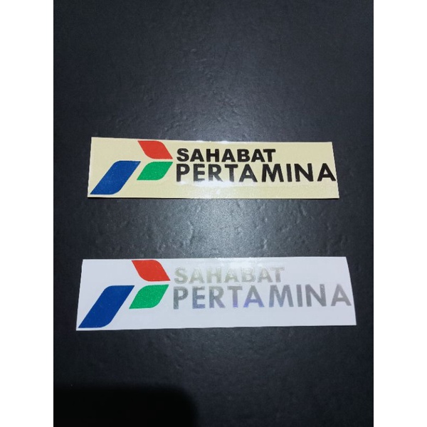 sticker tulisan sahabat Pertamina cutting