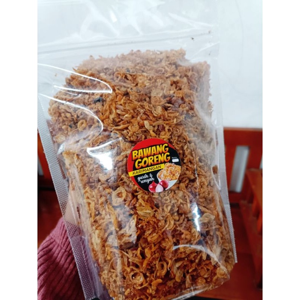 

Bawang goreng renyah 500gram pouch