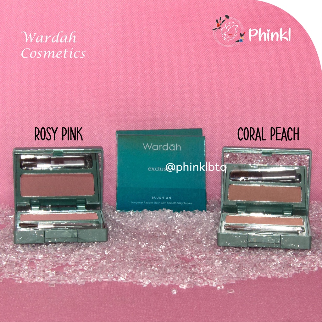 `ღ´ PHINKL `ღ´ ᘺᗩᖇᕲᗩᕼ wardah eksklusive blush on perona pipi makeup halal