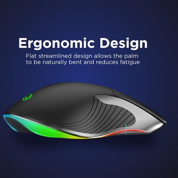 New Sale Gaming Mouse JOYSEUS RGB 3200DPI LED USB Professional - MS0005