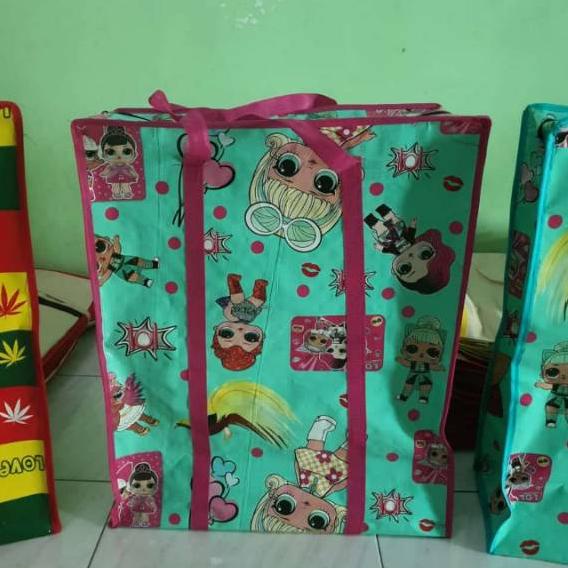 ㅸ Tas karung motif Kecil/tas serbaguna/tas terpal/tas barang ✔