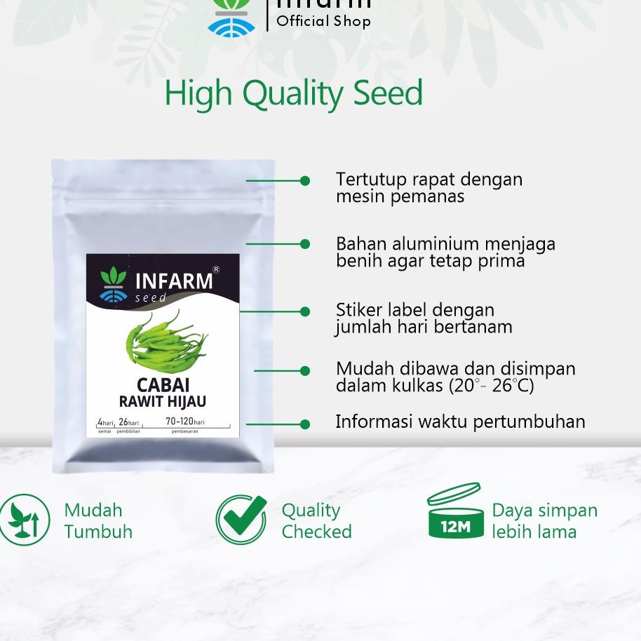 INFARM - Benih Bibit Biji Super Cabai Cabe Rawit Hijau