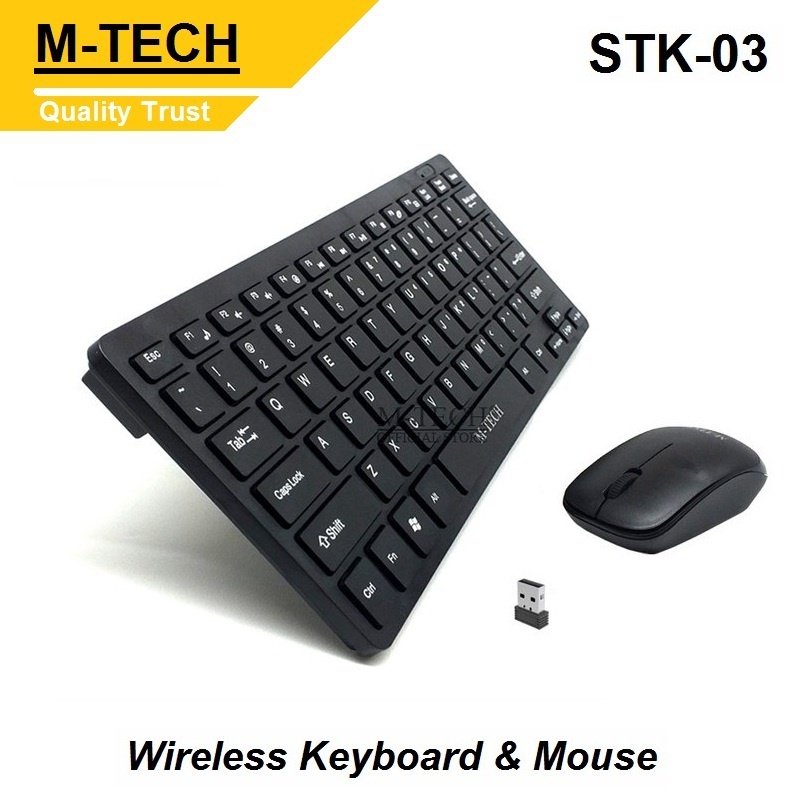 M-Tech Keyboard + Mouse Wireless STK-03