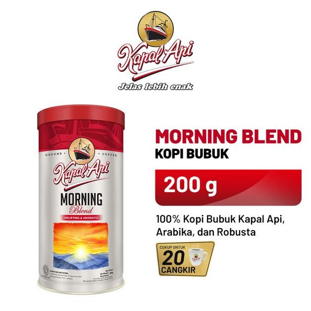 

[BISA COD] KAPAL API Morning Blend - Bubuk Kopi 200 gr