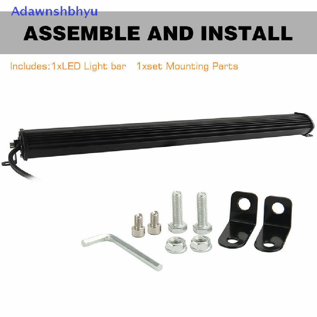 Adhyu 20inch 1200W Lampu Led Bar Dual Row Spot Flood Combo Kerja UTE Truk SUV ATV 22 ''  Id