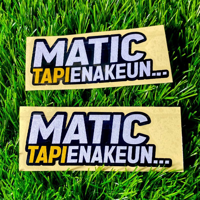 Sticker motor matic tapi enakeun cutting stiker 1pcs