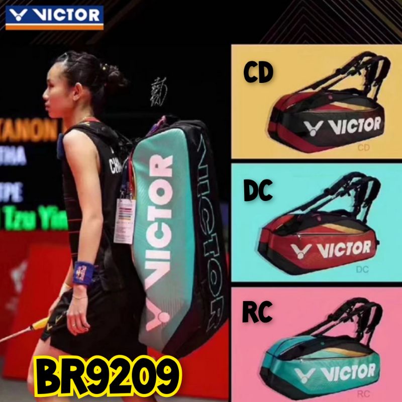 Victor BR9209 Badminton Bag | Tas Bulu Tangkis Victor Original
