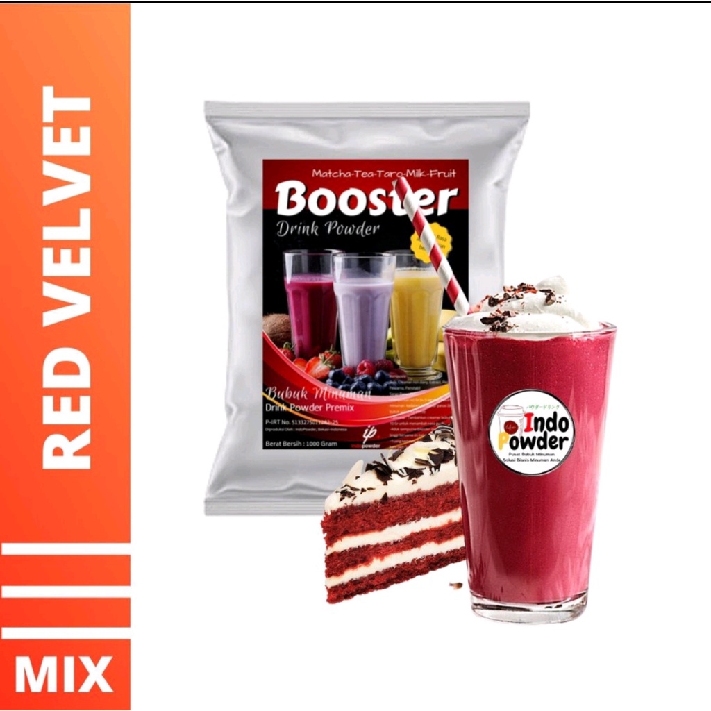 Red Velvet Powder 1 Kg / Bubuk Red Velvet 1 Kg / Bubuk Minuman Red Velvet