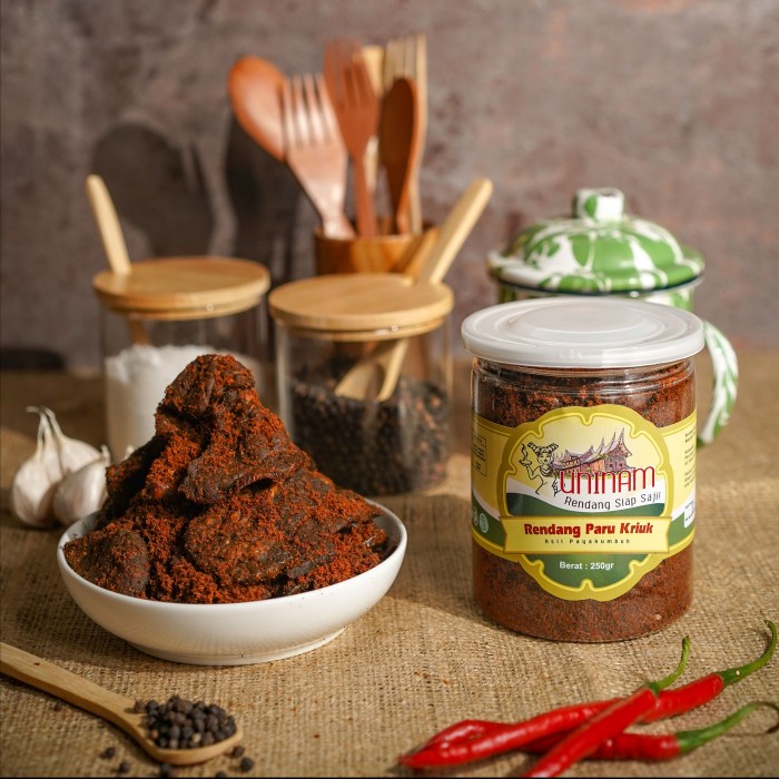 

Rendang Paru Kriuk Uninam 250Gr Txs0X-17