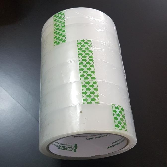 

ISOLASI GOLDTAPE HIJAU 1INCH 24MM X 60 YARD (PER SLOP ISI 6 ROLL)