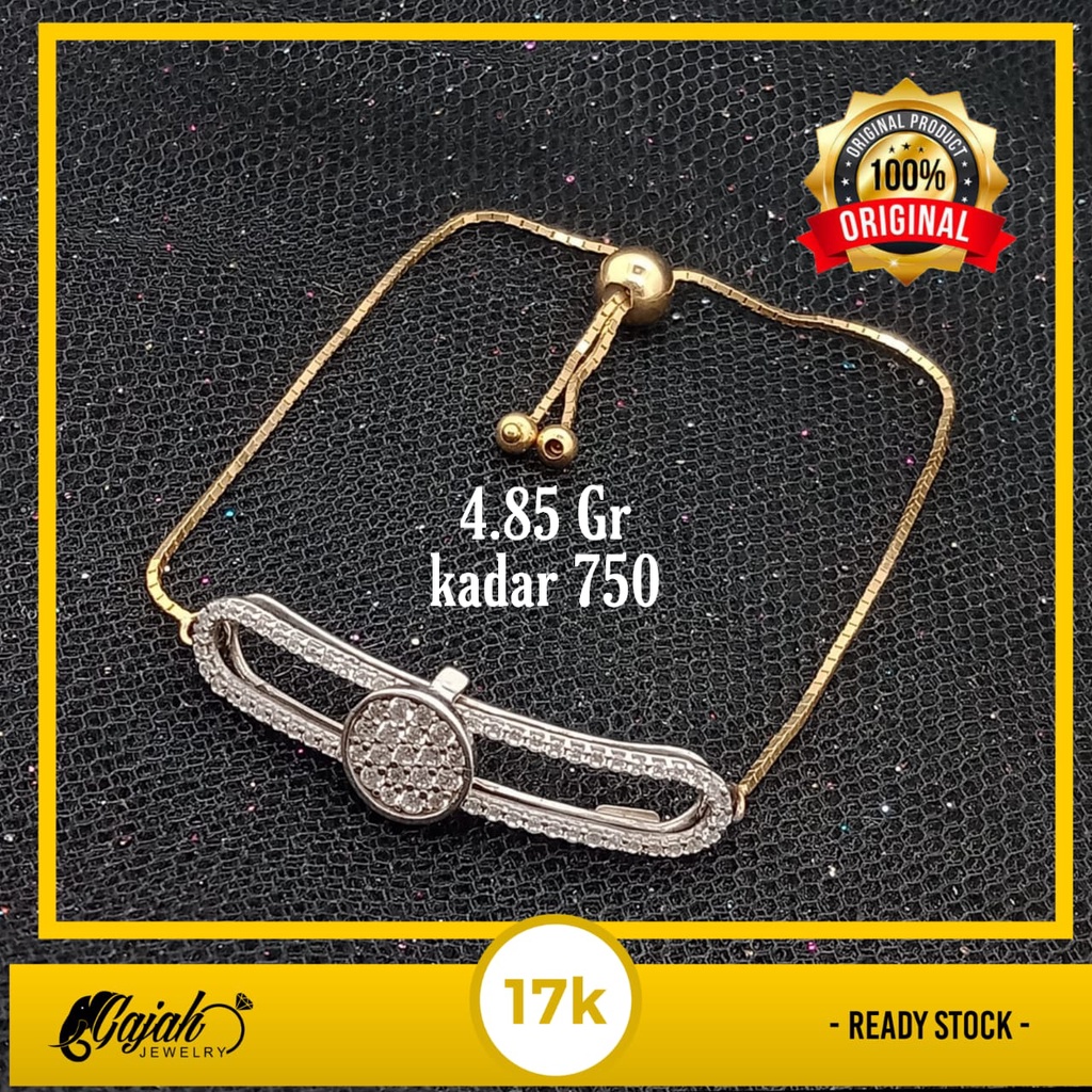 Gelang Emas 17K - 4.85 gr Kadar 750 - 254