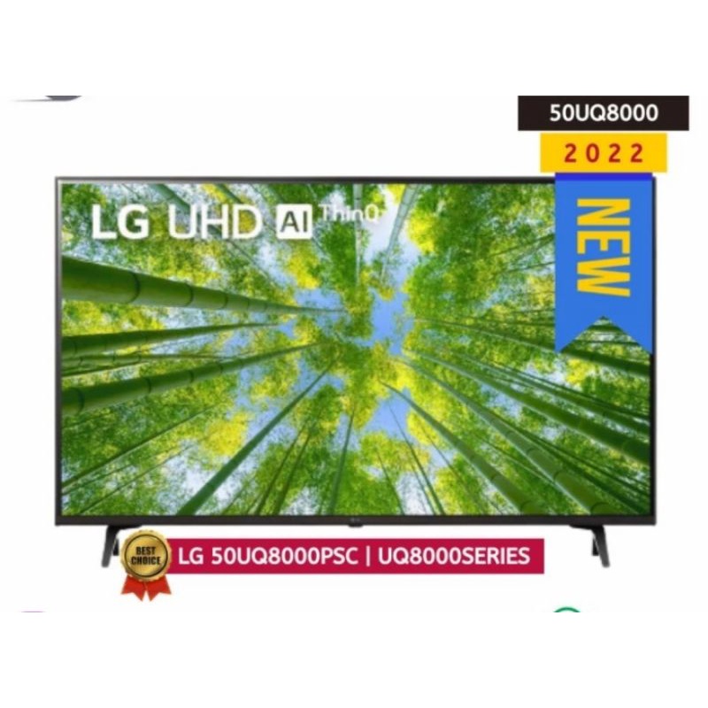 Jual Led LG 50 inch Smart tv UHD 4K 50UQ8000 50UQ8000PSC ( Magic remote