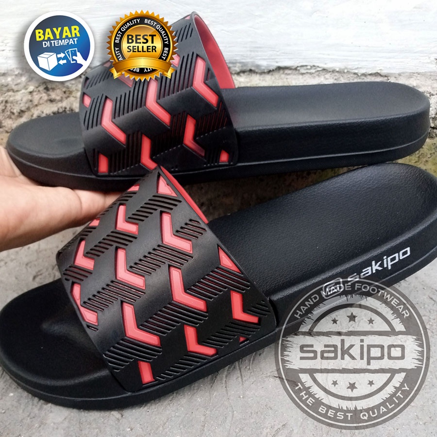 PROMO 12.12 BIRTHDAY SALE !! SANDAL DISTRO PRIA DEWASA SLOP TERBARU TRENDI NYAMAN DIPAKAI / SANDAL KARET PILON RINGAN TAHAN AIR  UNTUK KAMAR MANDI / SAKIPO