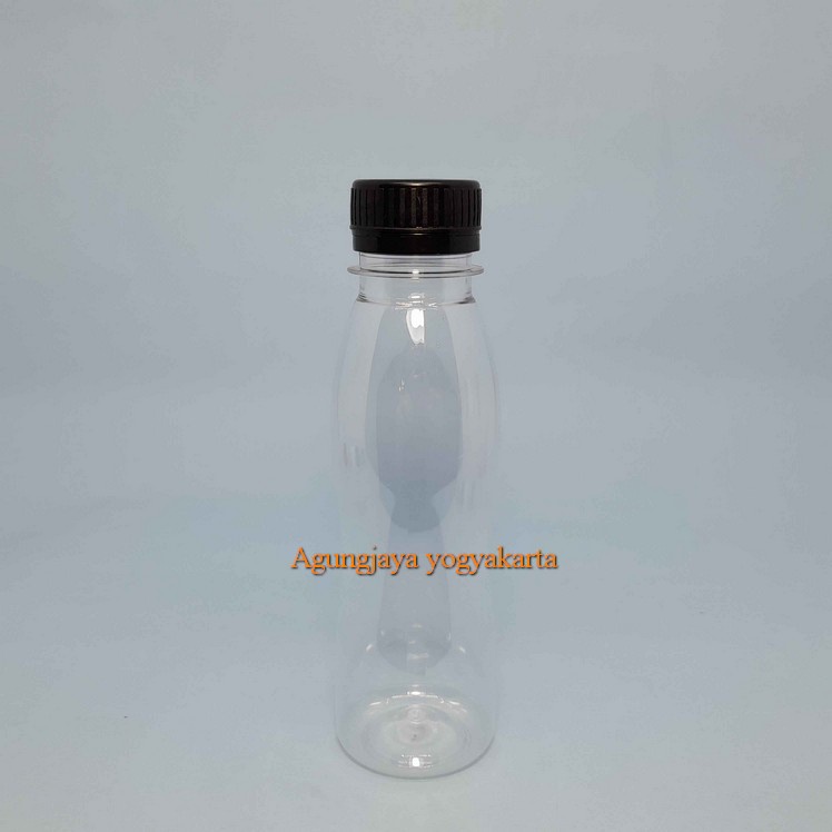 Botol 170 Ml Power Max Natural Lekuk / Botol Plastik Lekuk / 170 Ml / Yk