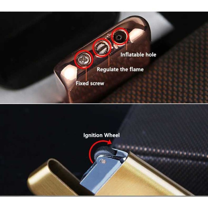 Korek Api Gas Mini Tipis Ultra Slim Lighter Kriket Butane Dolphin