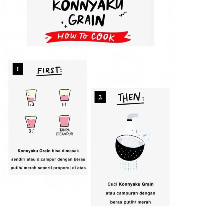 

⇰ Beras Shirataki / Konnyaku Rice 250 gr