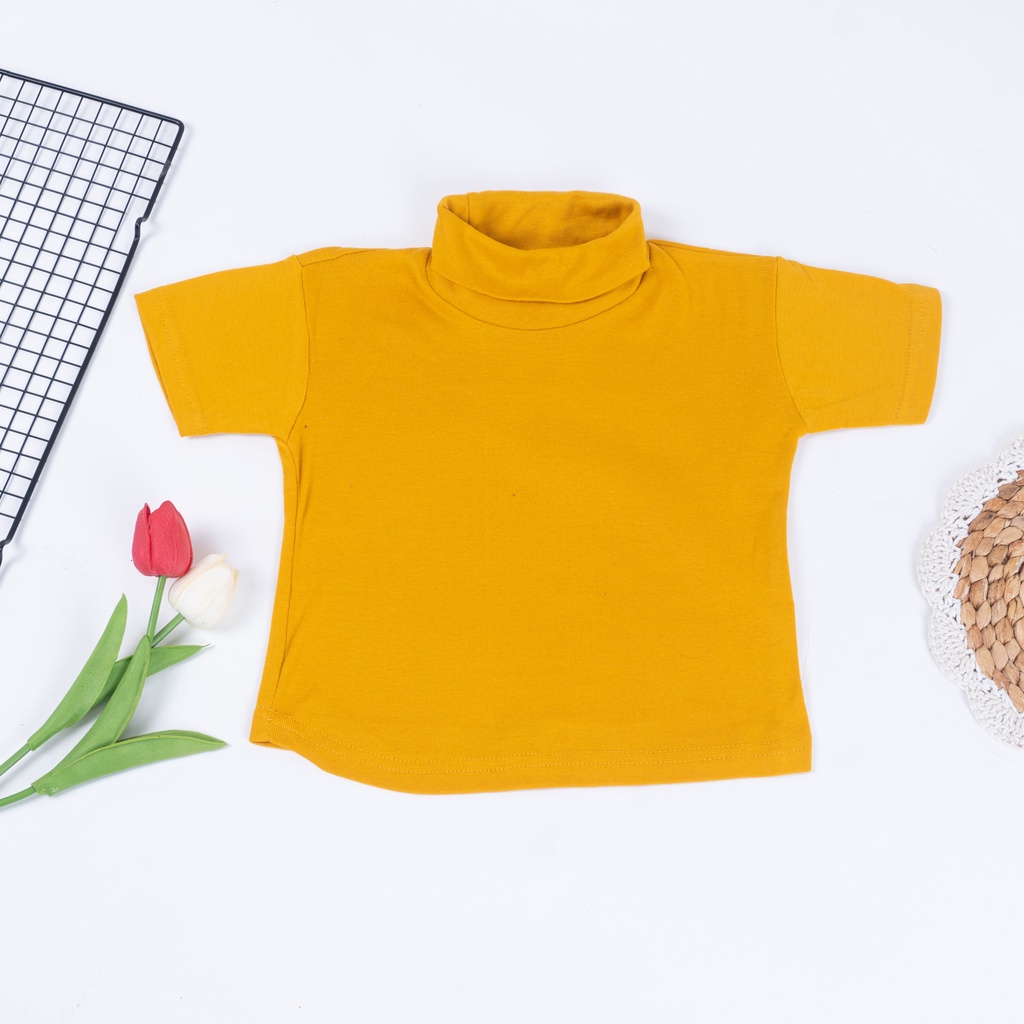 VS - Kaos Turtleneck anak perempuan / Atasan anak perempuan 1-7 tahun / Atasan anak turtle neck