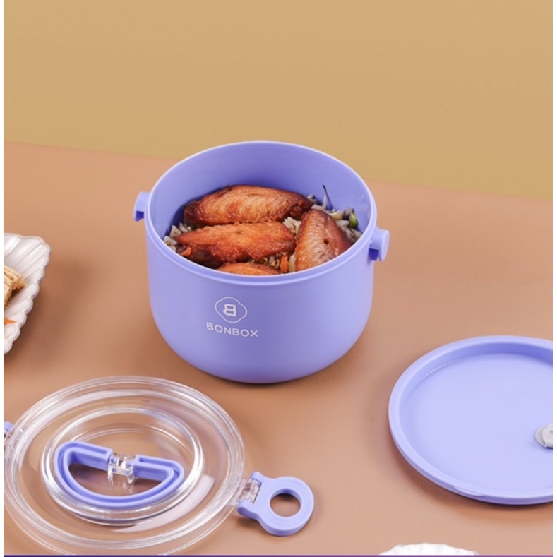 BONBOX Kotak Makan/Lunch Box Microwaveable Portabel Elegant Dan Praktis Bahan PP Food Grade