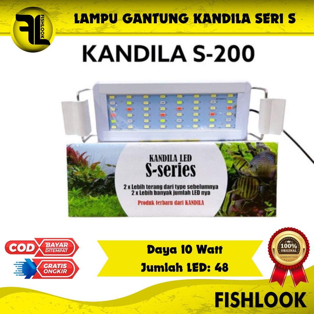 LAMPU KANDILA LED S200 S-200 10W AQUARIUM AQUASCAPE