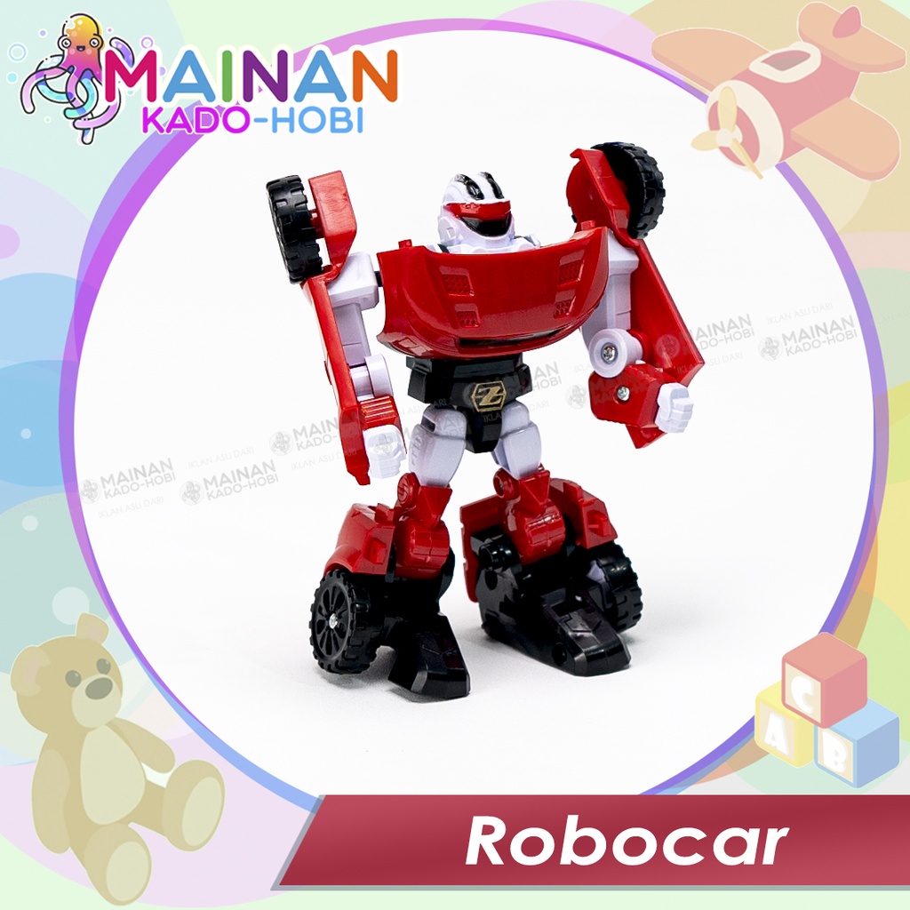 MAINAN ANAK KADO HADIAH MINIATUR MOBIL MINI TOOBOTT ROBOT CAR TRANSFORM
