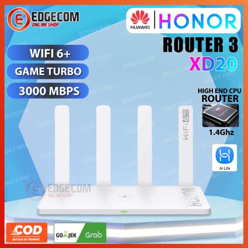 HUAWEI HONOR ROUTER 3 MESH Dual-Core WIFI 6+ 3000Mbps XD20