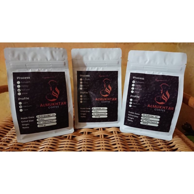 

ALMUKHTAR COFFEE ARABICA FULLWASH 100g