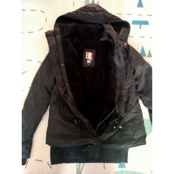 jaket tebal jaket parasit sherpa RUSTY second original