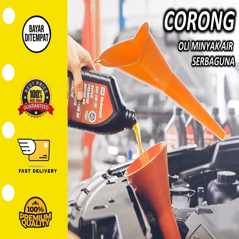 ✅ BISA COD Corong Panjang Isi Oli Minyak Air Bensin Radiator Plastik Serbaguna