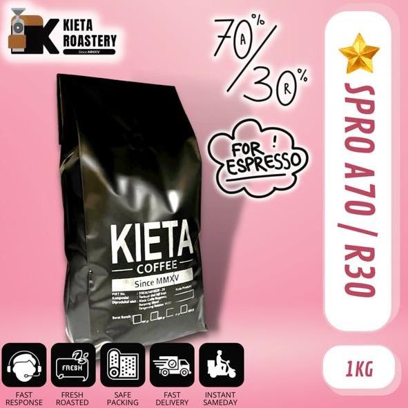 

[BISA COD] Biji Kopi 1kg Espresso Blend 70 arabika / 30 robusta