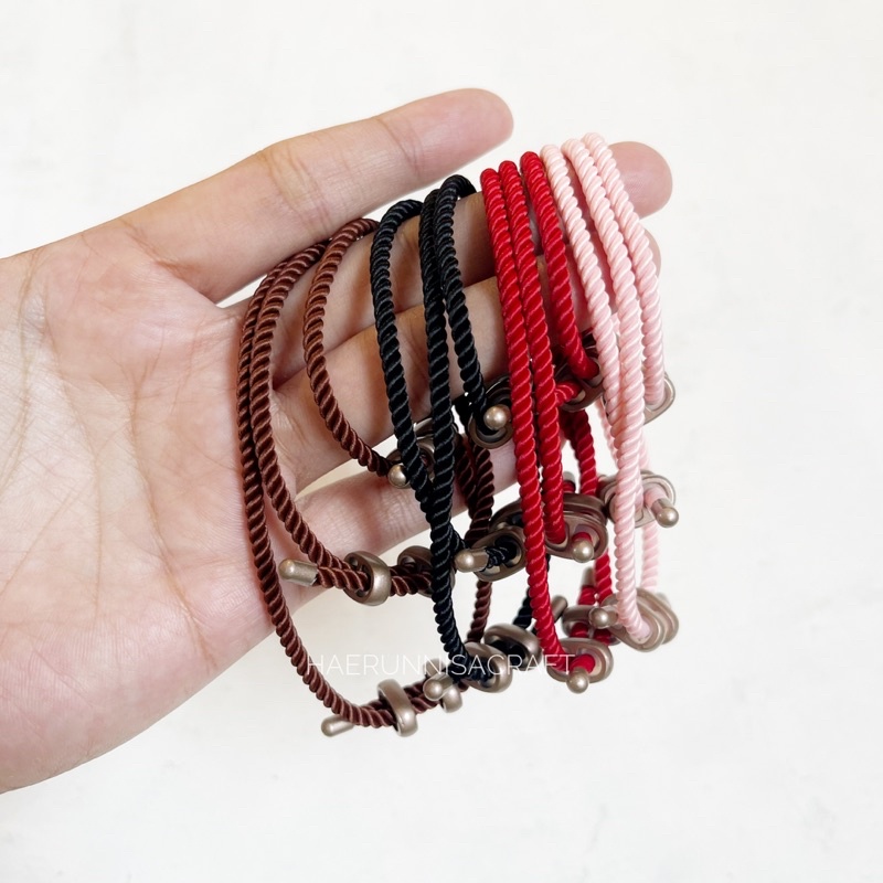 Gelang Serut Spiral Stopper/Pengait Bakar Bayi, Anak &amp; Dewasa