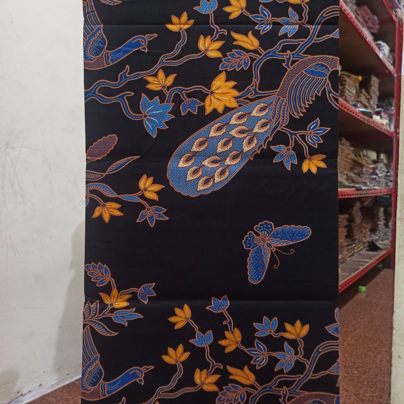 Kain Batik Pekalongan Katun Primisima Halus Burung Merak