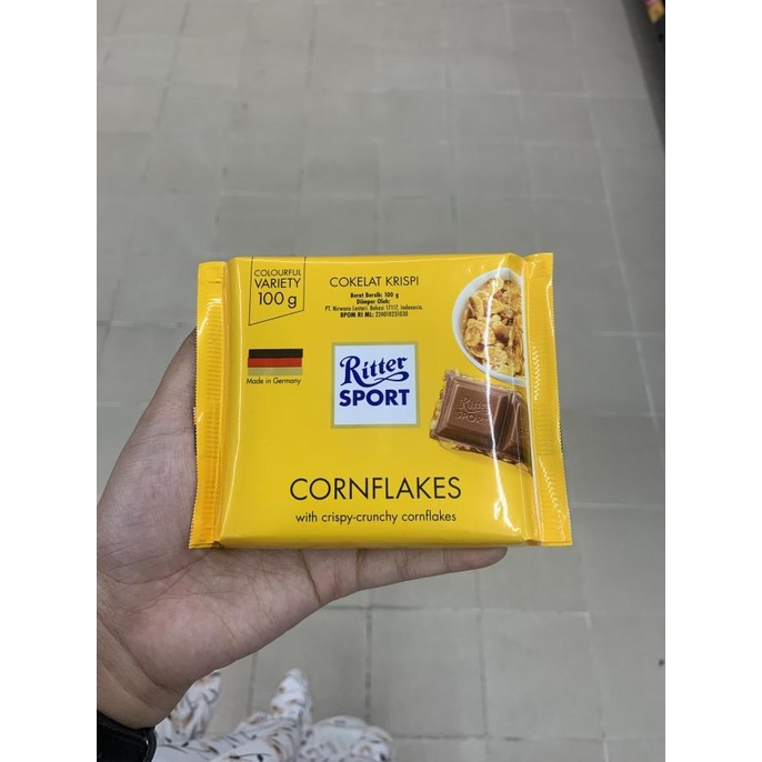 

ritter sport cornflakes chocolate TERLARIS TERPERCAYA ORIGINAL