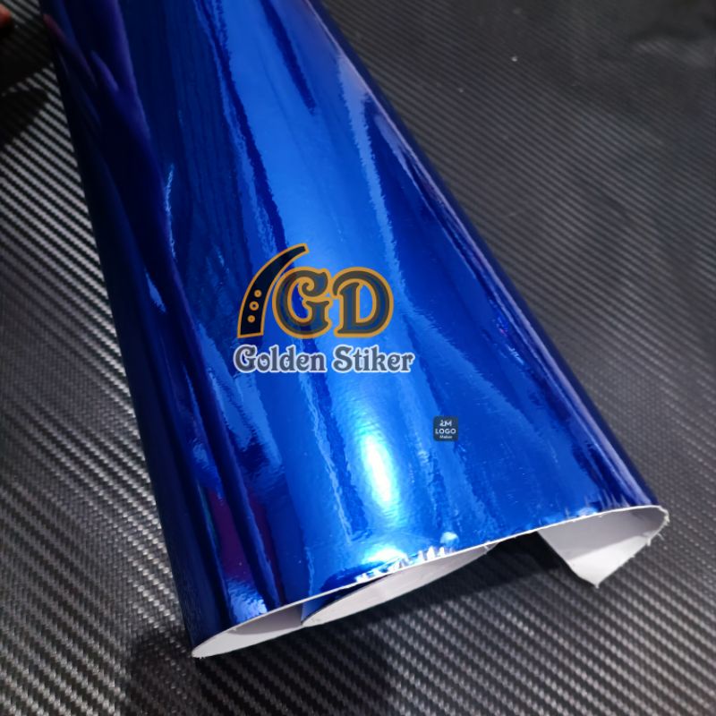 Stiker Biru Metalik Chrome Skotlet Biru Metalik Chrome Stiker Skolet Motor Stiker Skotlet Metalik Ch
