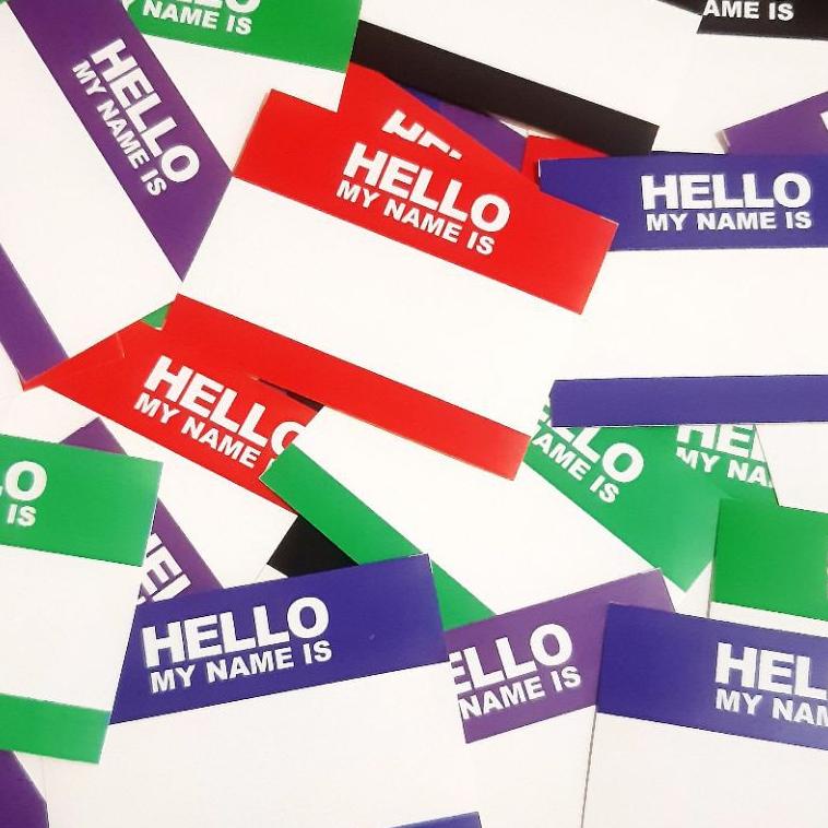 

ぉ Sticker Hello My Name Is / Sticker Graffiti ⇭