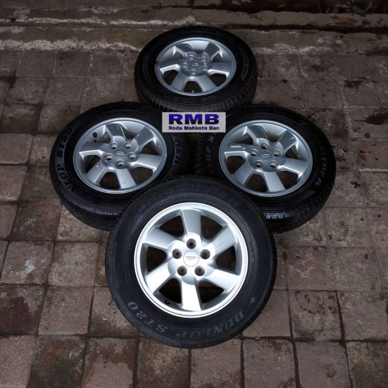 VELG MOBIL SECOND STD TERIOS RING 16 + BAN BONUS BISA BUAT INOVA GRAND MAX RUSH