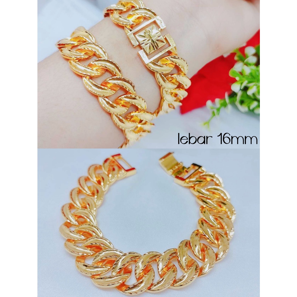 Gelang Xuping Terbaru Lapis Emas Perhiasan Wanita Jewelry T001