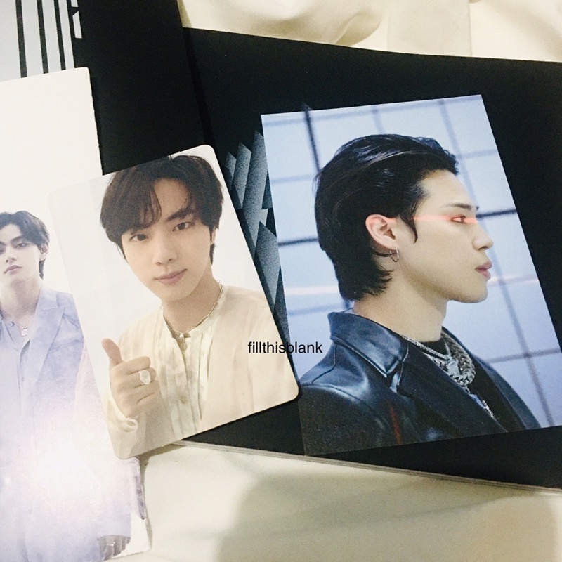 Photocard Postcard BTS Album Proof Seokjin Jimin