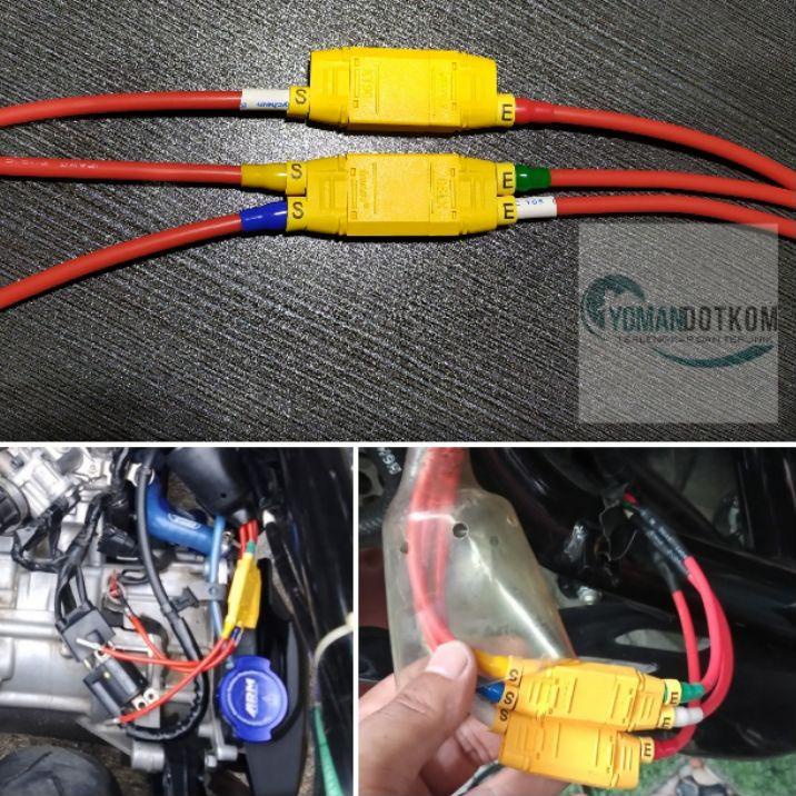 Promo (Error Kode 12) Socket, Soket Spull Aerox 155 / All New NMAX / Lexi 125 , Socket konektor XT90