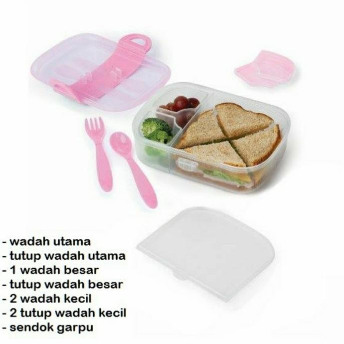 MUNCHKIN Bento Meal Time Set Kotak Bekal Makanan Anak Lunch Box