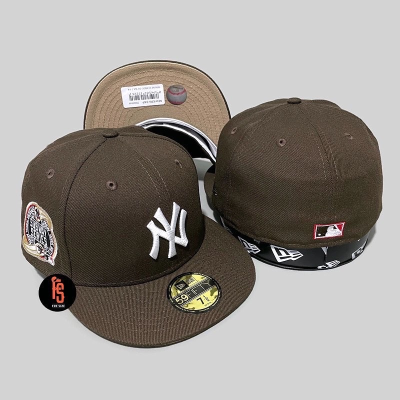 TOPI NEW ERA ORIGINAL 5950 SS 2000 NEW YORK YANKEES WALNUT UV COFFEE